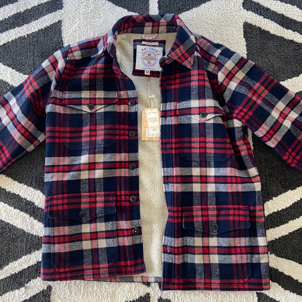 Fatface Fjord Check Flannel Jacket